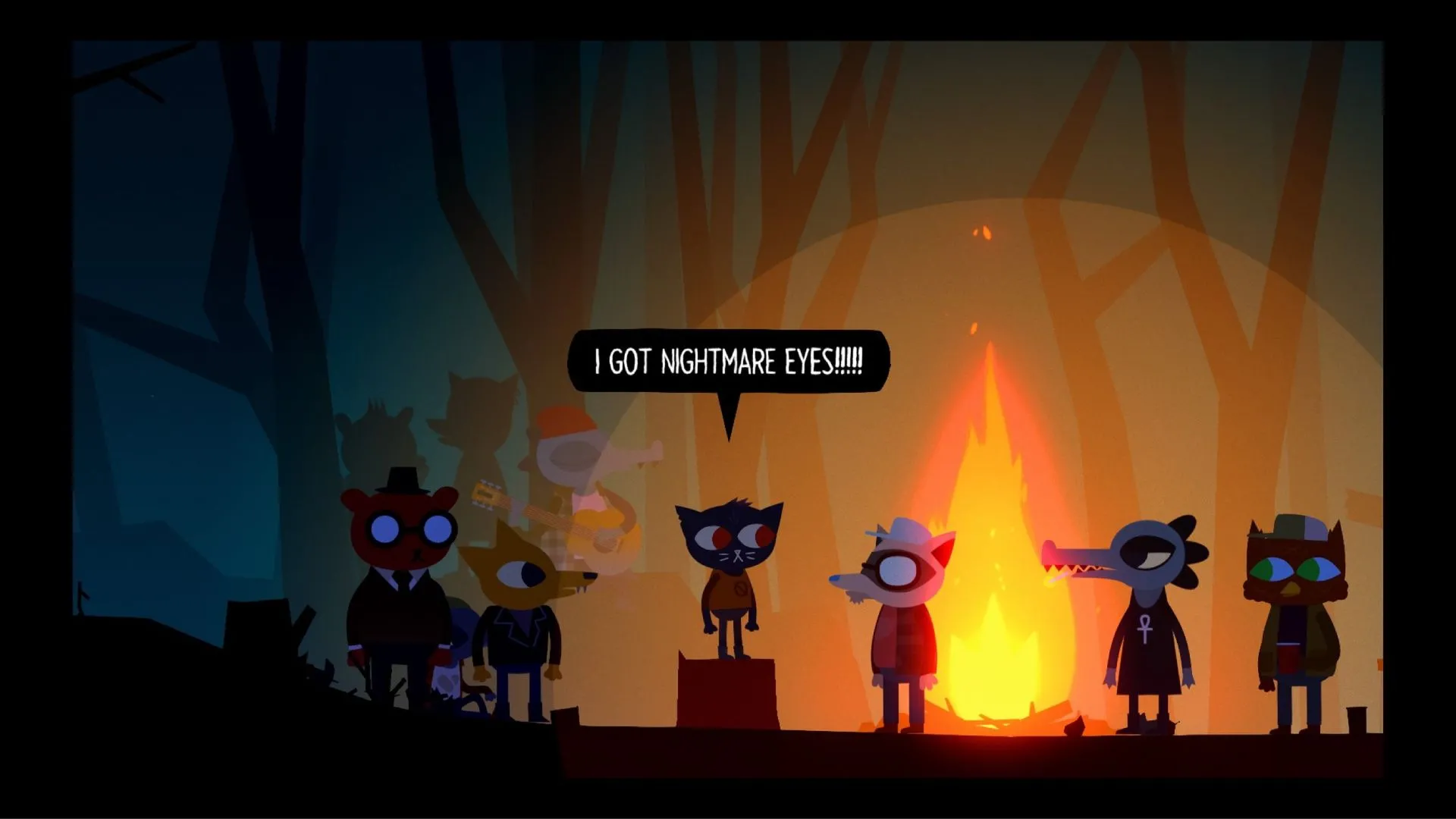 Thị trấn Possum Springs về đêm trong Night in the Woods nơi ẩn chứa bí mật tâm lý và kinh dị