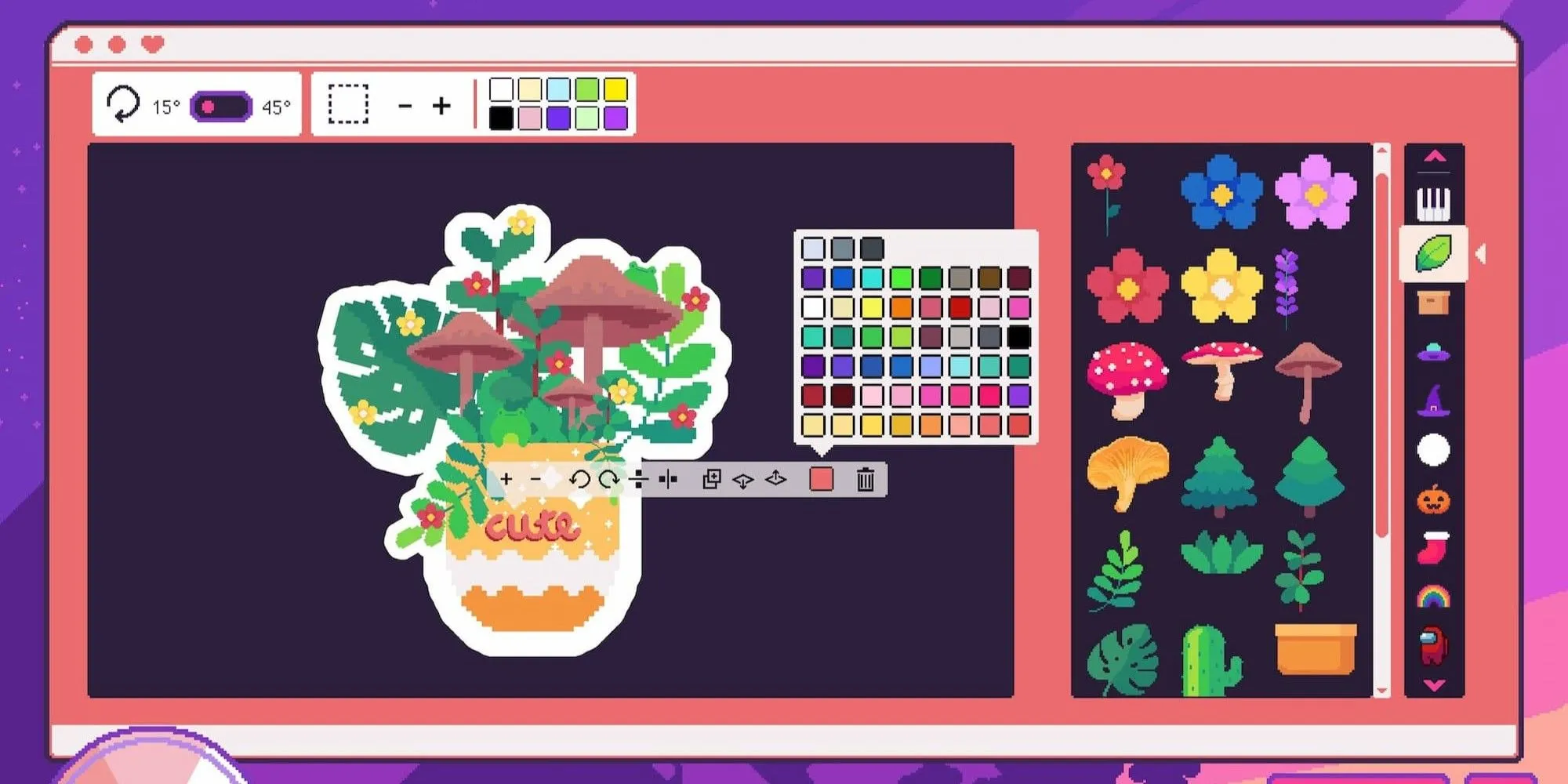 Thiết kế một sticker trong game Sticky Business